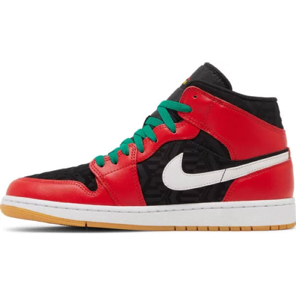 Air jordan mid vert hot sale