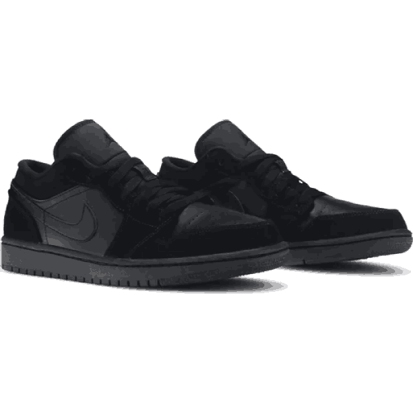 Air Jordan 1 Retro Low Triple Black