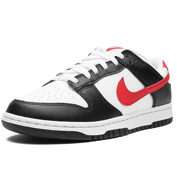Dunk Low Black White Red